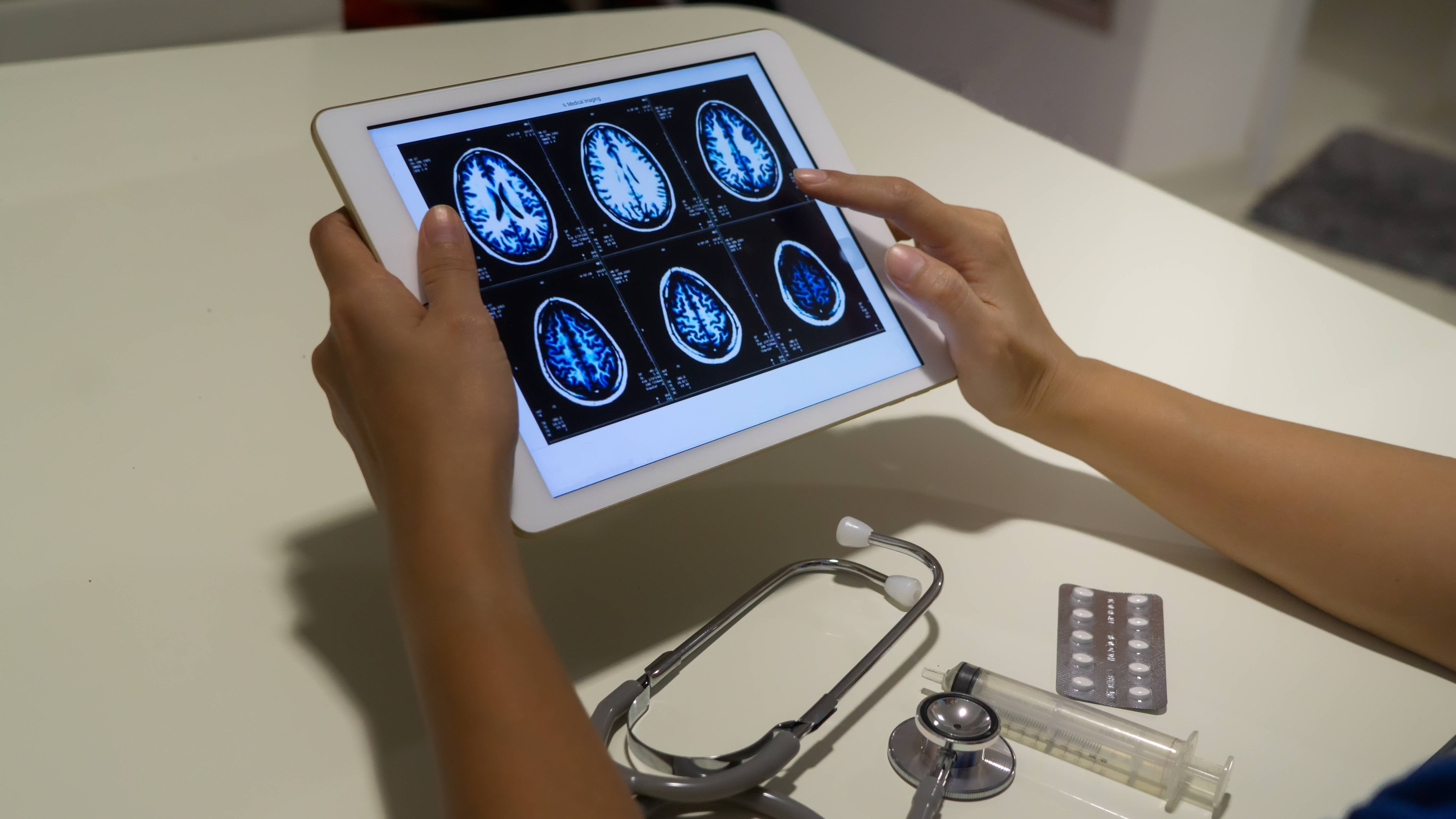 Scientist in a lab researching new cancer treatments