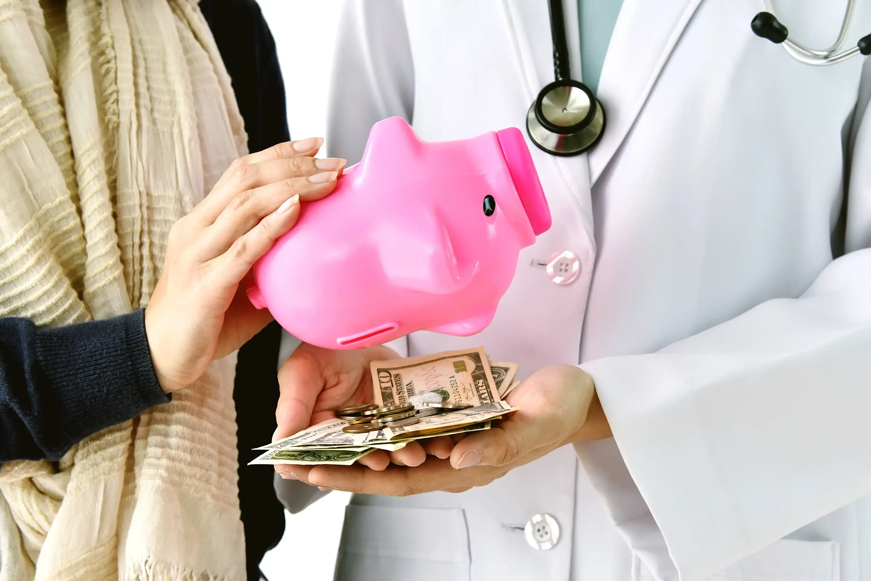 Patient discussing cancer treatment costs and healthcare planning with a specialist