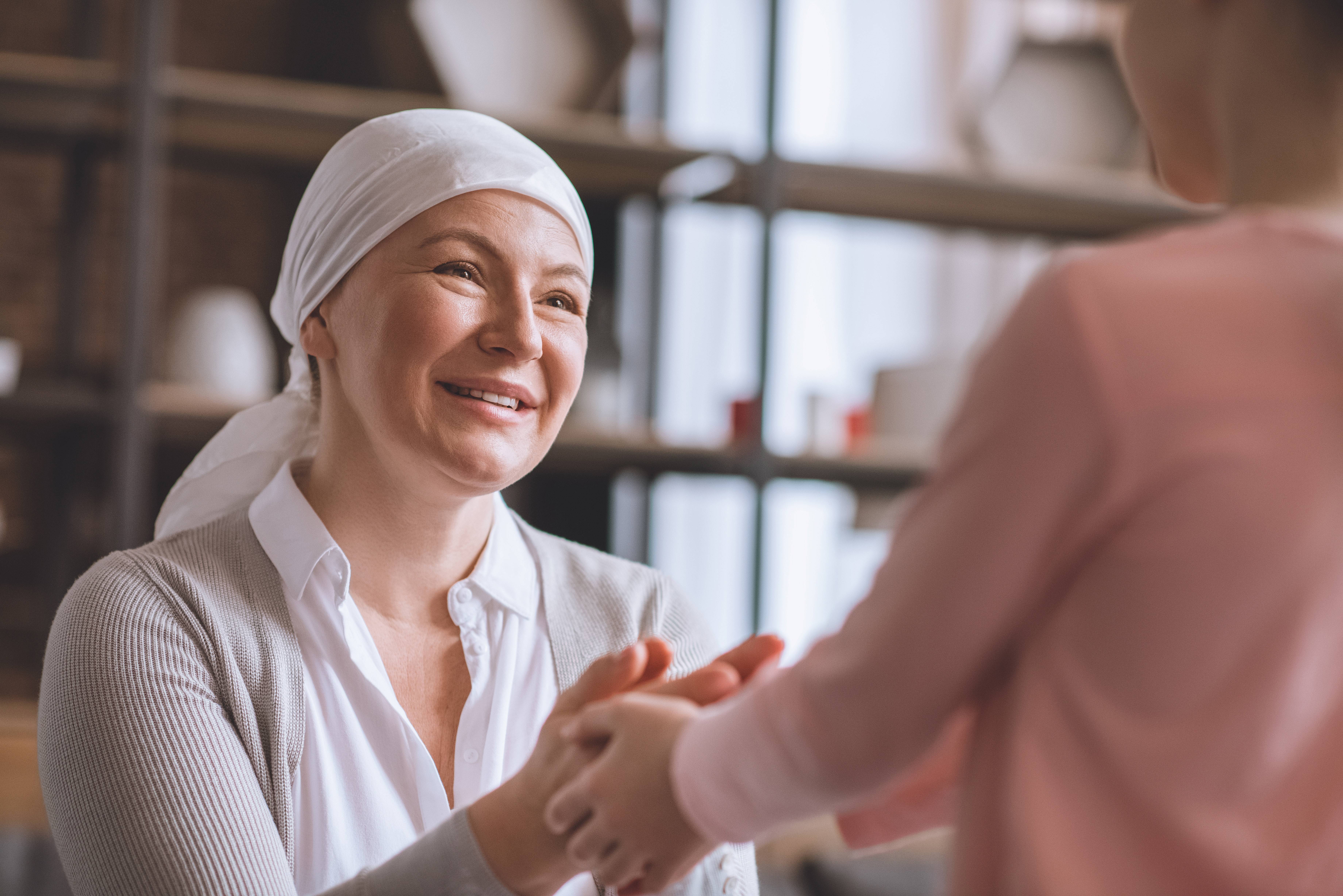 Scientist in a lab researching new cancer treatments