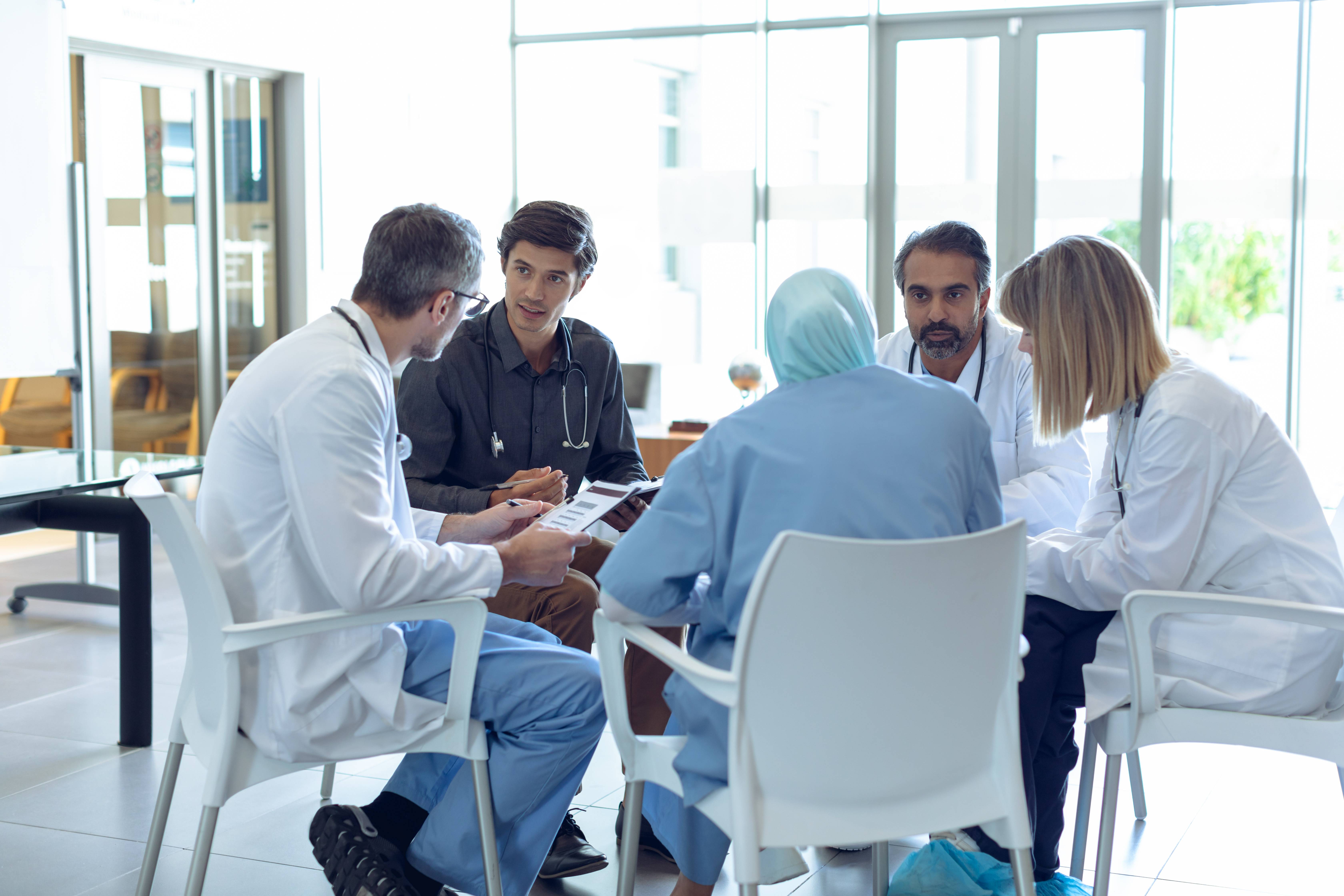 Team of oncology specialists at UAE cancer treatment center