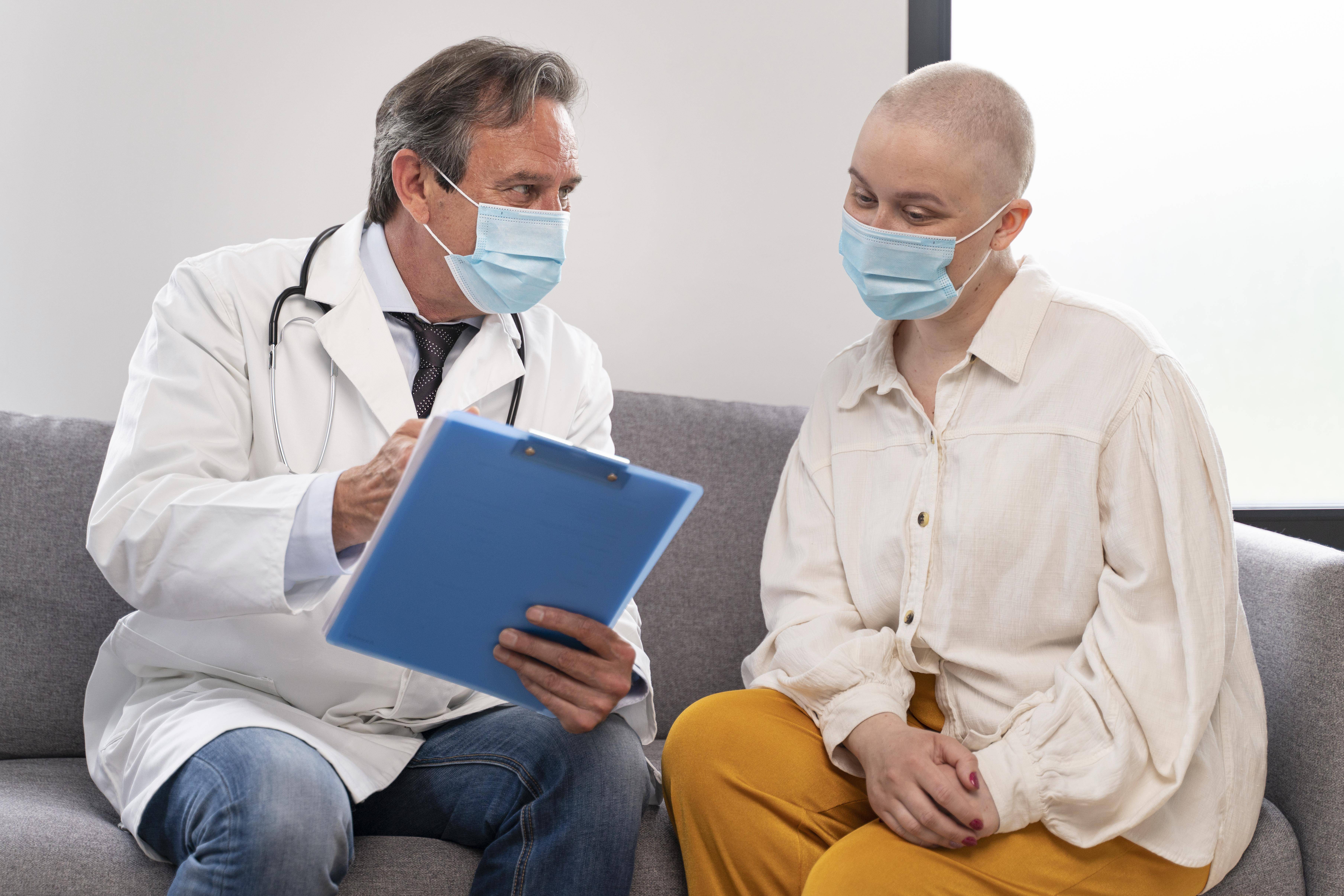 Patient receiving personalized precision medicine treatment